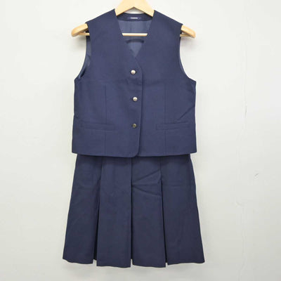 【中古】神奈川県 湘南台中学校 女子制服 4点 (ブレザー・ベスト・スカート) sf045332