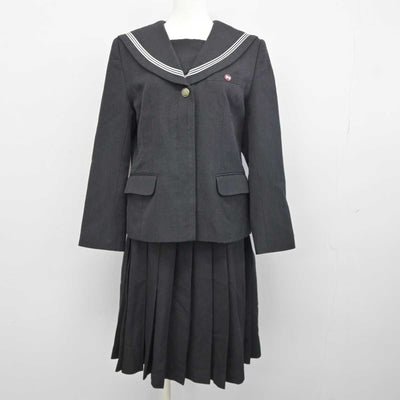 【中古】静岡県 三島北高等学校 女子制服 2点 (セーラー服・スカート) sf045340