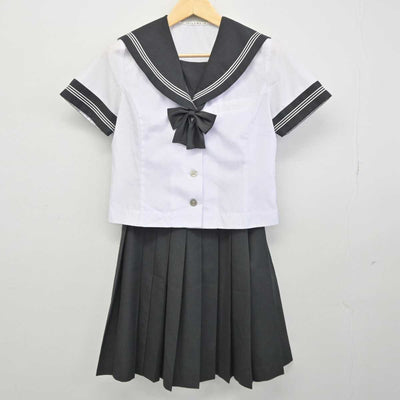 【中古】静岡県 三島北高等学校 女子制服 3点 (セーラー服・スカート) sf045342