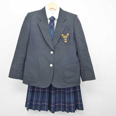 【中古】栃木県 宇都宮白楊高等学校 女子制服 4点 (ブレザー・シャツ・スカート) sf045344