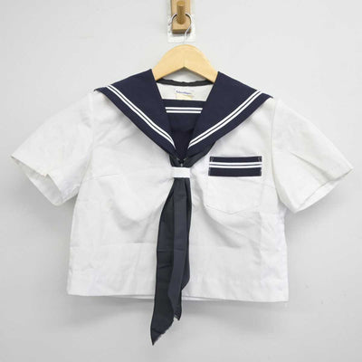 【中古】北海道 小樽市立菁園中学校 女子制服 3点 (セーラー服・スカート) sf045353