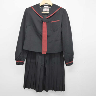 【中古】青森県 五所川原高等学校 女子制服 3点 (セーラー服・スカート) sf045354