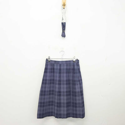 【中古】兵庫県 明石北高等学校 女子制服 3点 (スカート) sf045376