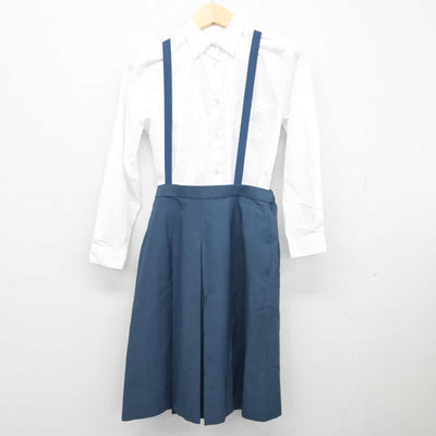 【中古】神奈川県 川崎市立菅中学校 女子制服 2点 (シャツ・スカート) sf045380