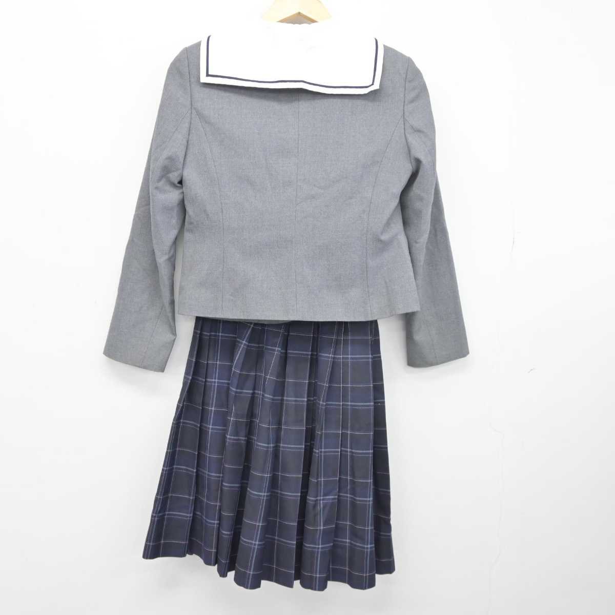 【中古】福岡県 照曜館中学校 女子制服 4点 (ブレザー・シャツ・スカート) sf045383