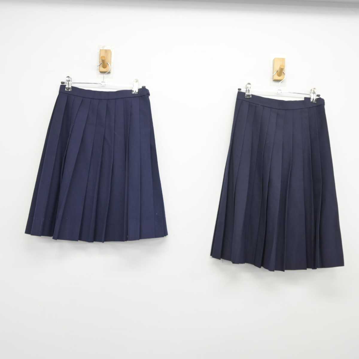 【中古】奈良県 橿原市立光陽中学校 女子制服 5点 (スカート・スカート) sf045387