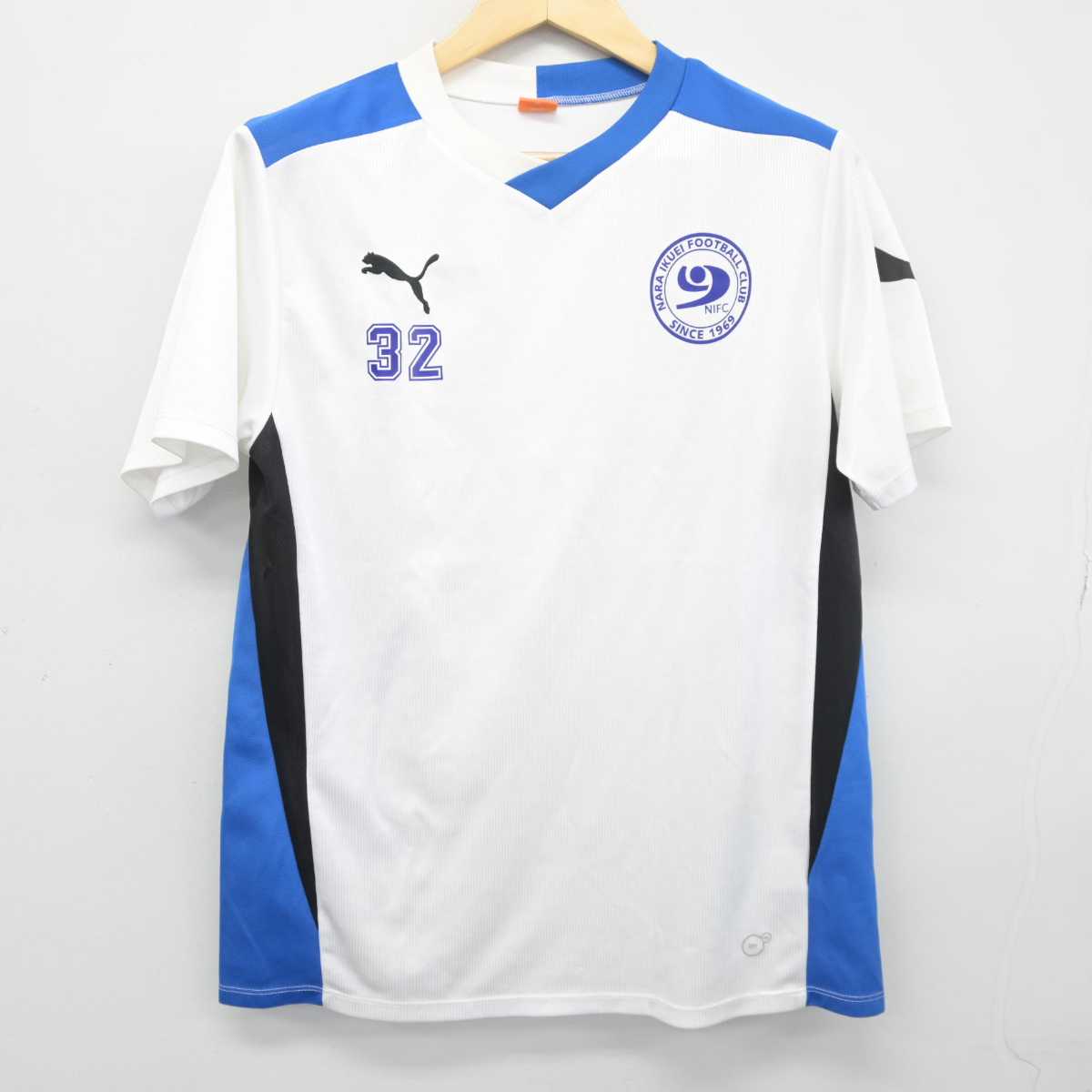 【中古】奈良県 奈良育英中学校高等学校/サッカー部ユニフォーム 男子制服 2点 (部活ユニフォーム 上・部活ユニフォーム 上) sf045399