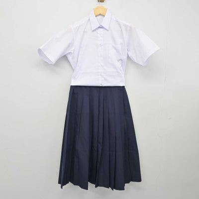 【中古】埼玉県 越谷市立光陽中学校 女子制服 2点 (シャツ・スカート) sf045418