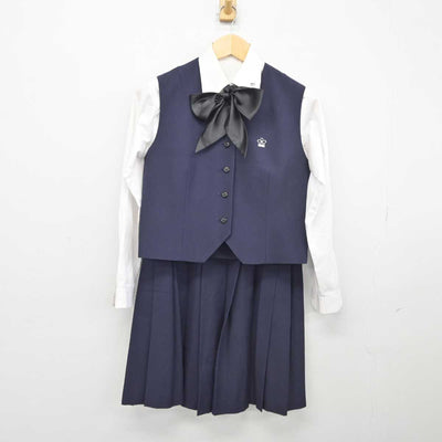 【中古】東京都  文京学院大学女子高等学校 女子制服 6点 (ブレザー・ベスト・シャツ・スカート) sf045436