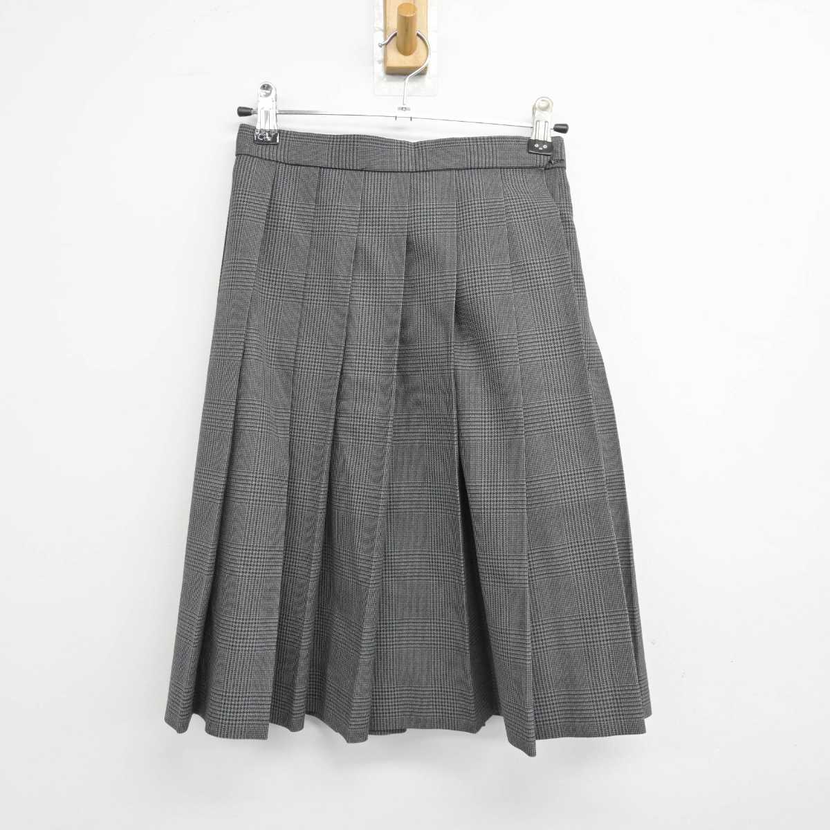 【中古】岡山県 竜操中学校 女子制服 2点 (ブレザー・スカート) sf045451