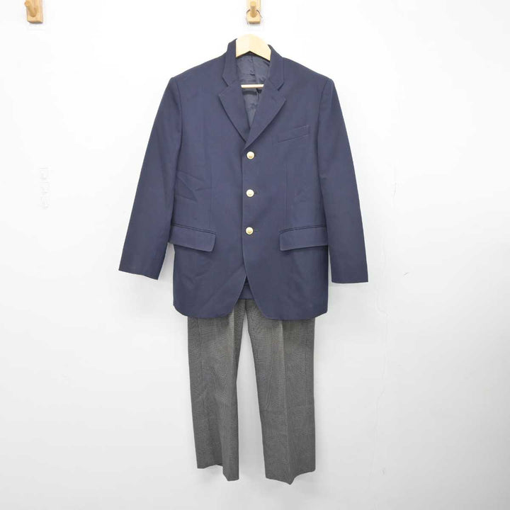 【新品未使用】福岡市内中学男子 制服ズボン 中古】福岡県 大利中学校 男子制服 4点 (学ラン・ズボン・ズボン