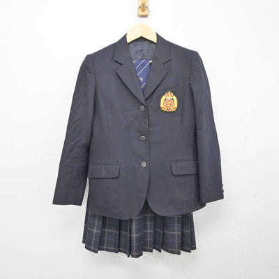 【中古】神奈川県 横浜清風高等学校 女子制服 2点 (ブレザー・スカート) sf045453