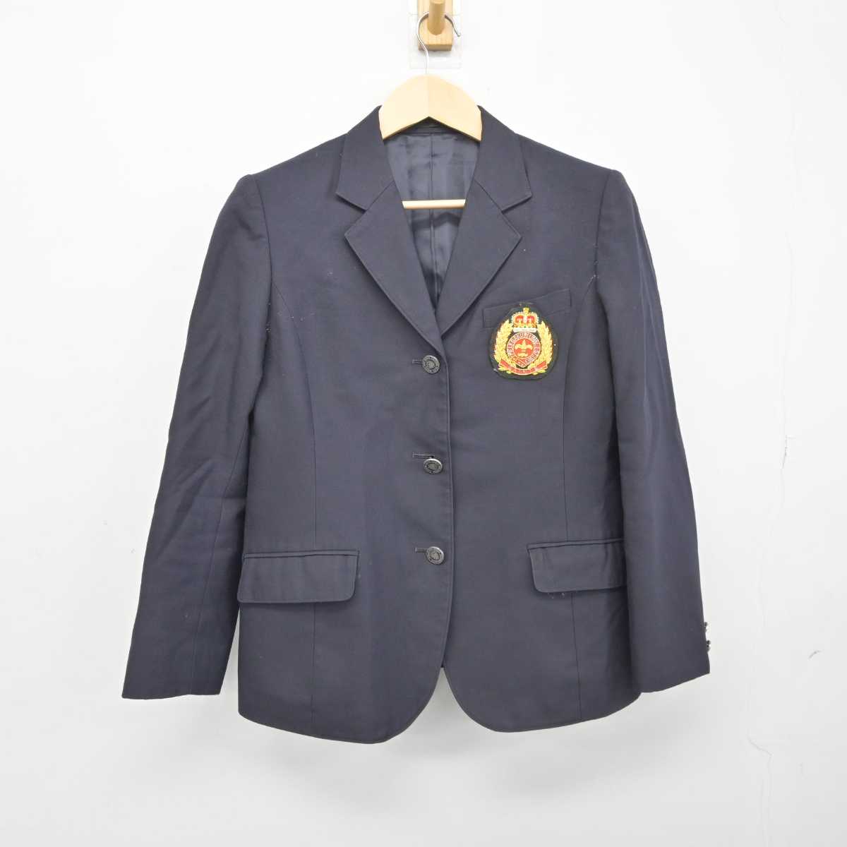 【中古】神奈川県 横浜清風高等学校 女子制服 2点 (ブレザー・スカート) sf045453