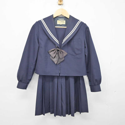 【中古】東京都 中村高等学校 女子制服 3点 (セーラー服・スカート) sf045456