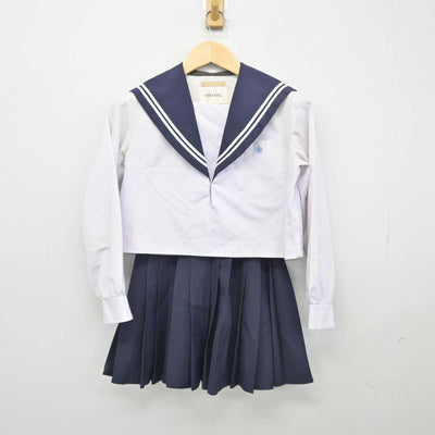 【中古】東京都 中村高等学校 女子制服 2点 (セーラー服・スカート) sf045457