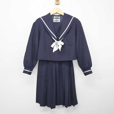 【中古】愛知県 尾西高等学校 女子制服 3点 (セーラー服・スカート) sf045460