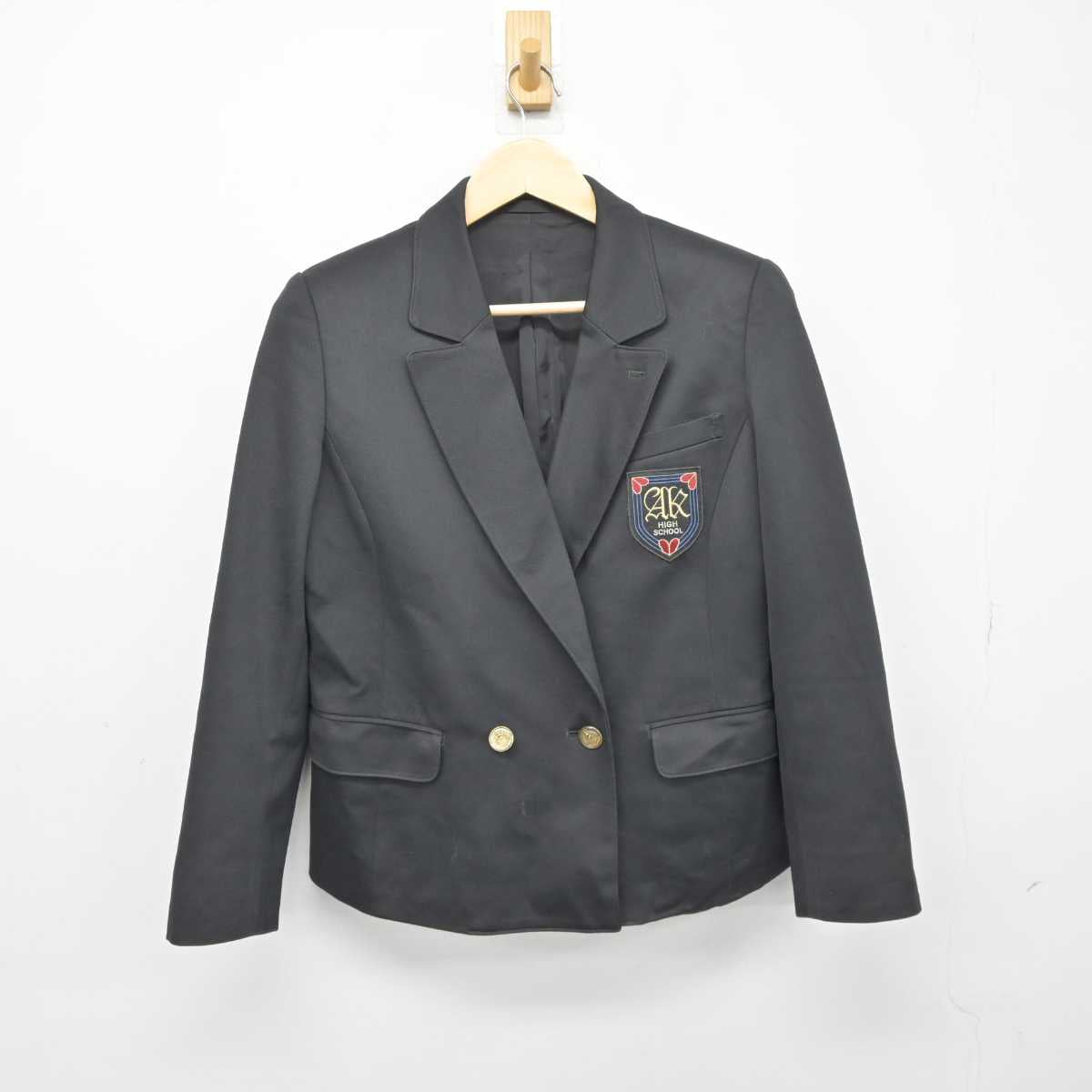 【中古】神奈川県 厚木北高等学校 女子制服 3点 (ブレザー・スカート) sf045464