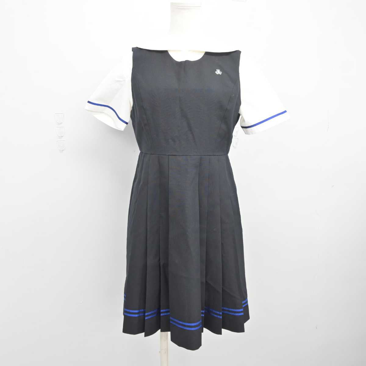 【中古】東京都 瀧野川女子学園高等学校 女子制服 2点 (シャツ・ジャンパースカート) sf045468