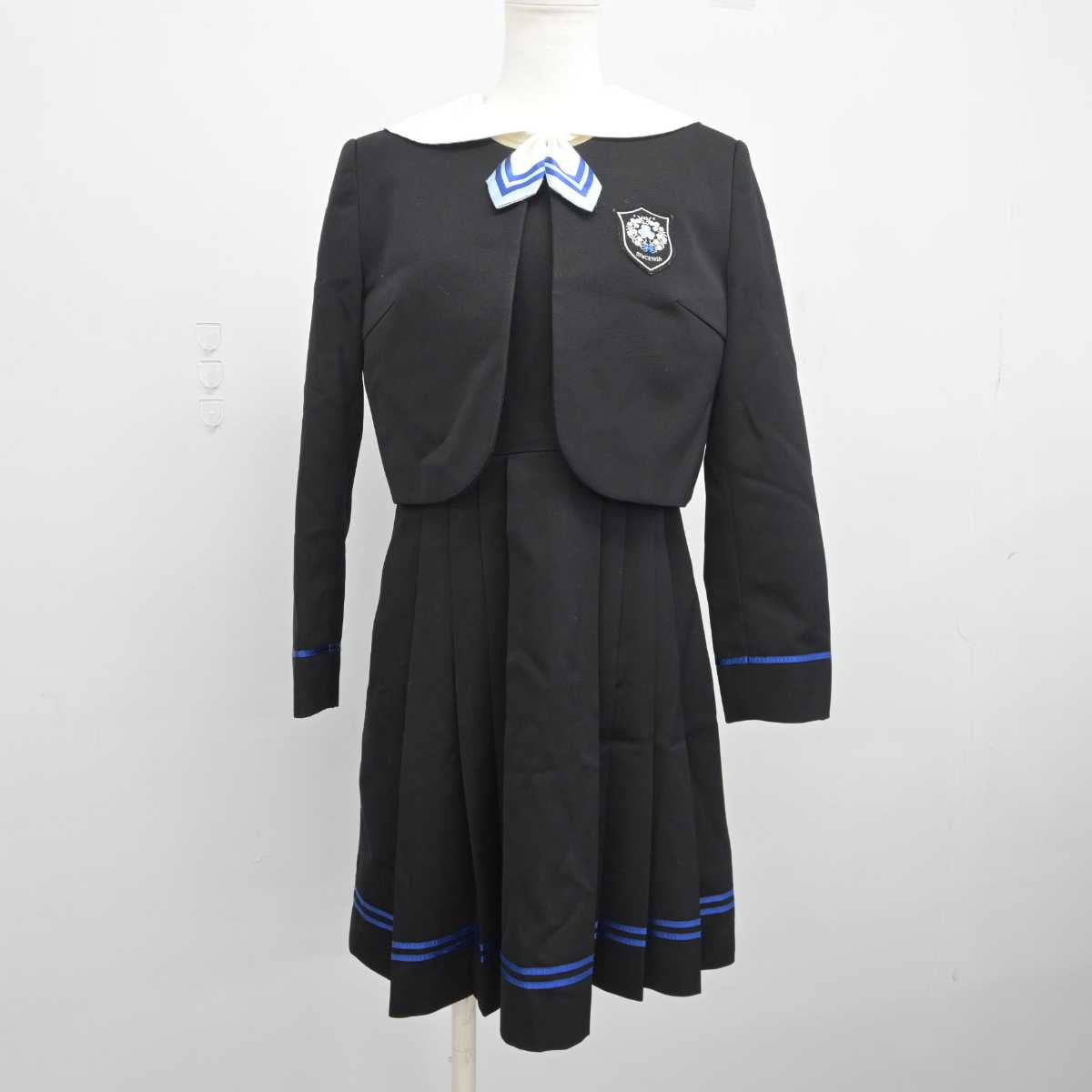 【中古】東京都 瀧野川女子学園高等学校 女子制服 5点 (ブレザー・シャツ・ジャンパースカート) sf045469