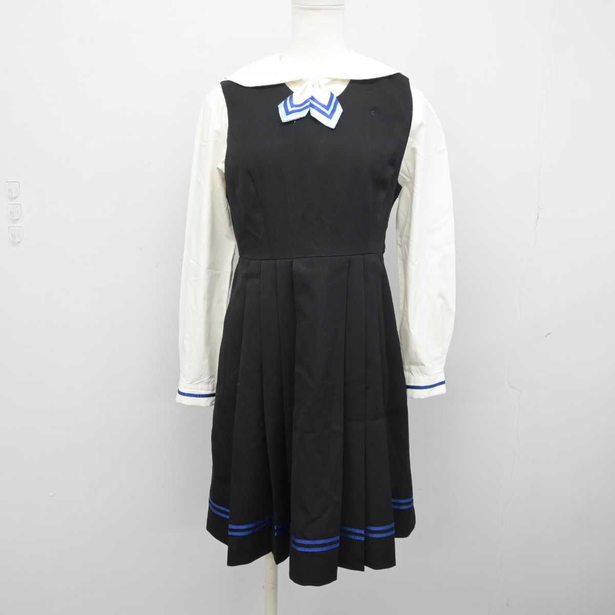 【中古】東京都 瀧野川女子学園高等学校 女子制服 5点 (ブレザー・シャツ・ジャンパースカート) sf045469