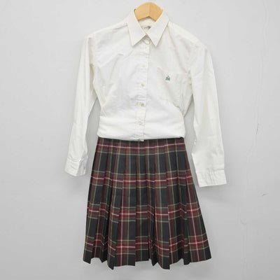 【中古】東京都 昭和第一高等学校 女子制服 4点 (ニット・シャツ・スカート) sf045472