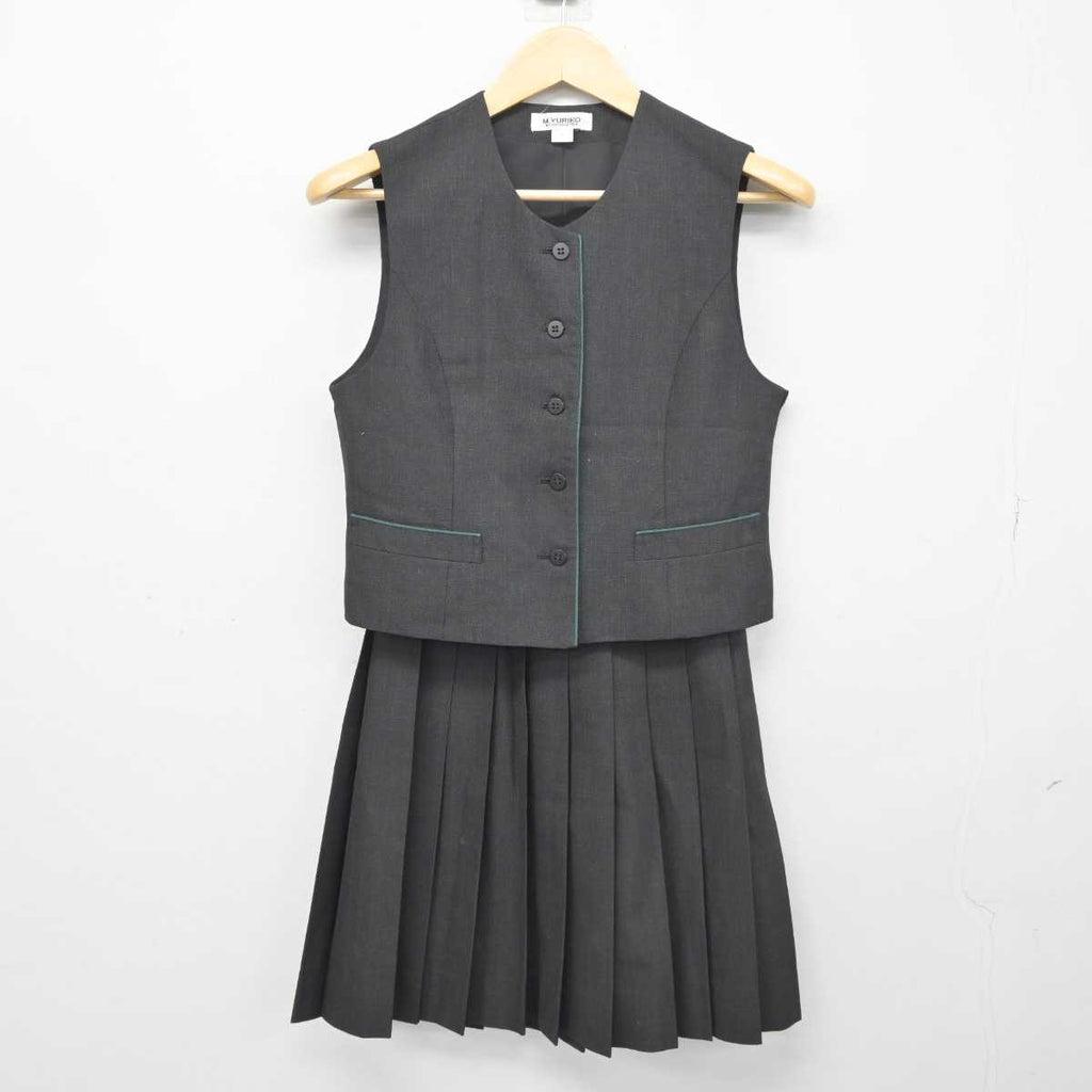 中古】神奈川県 鎌倉女子大学高等部 女子制服 2点 (ベスト・スカート) sf045476 | 中古制服通販パレイド