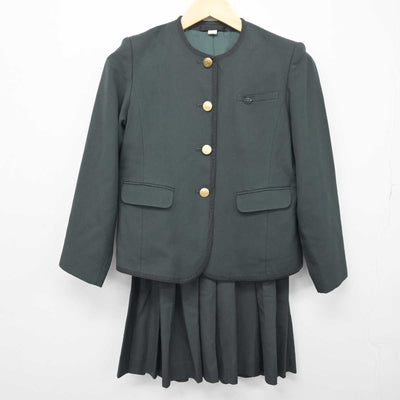 【中古】神奈川県 鎌倉女子大学初等部 女子制服 3点 (ブレザー・スカート) sf045478