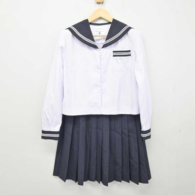 【中古】青森県 裾野中学校 女子制服 2点 (セーラー服・スカート) sf045482