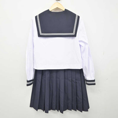 【中古】青森県 裾野中学校 女子制服 2点 (セーラー服・スカート) sf045482