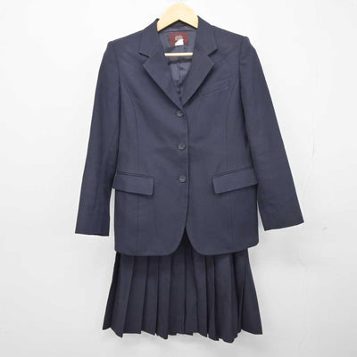 【中古】千葉県 国府台高等学校 女子制服 2点 (ブレザー・スカート) sf045483