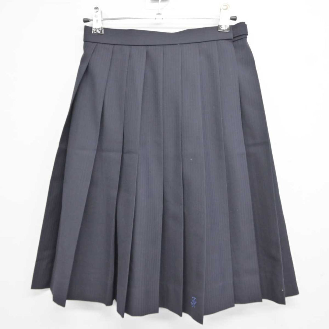 中古】千葉県 船橋啓明高等学校 女子制服 3点 (ブレザー