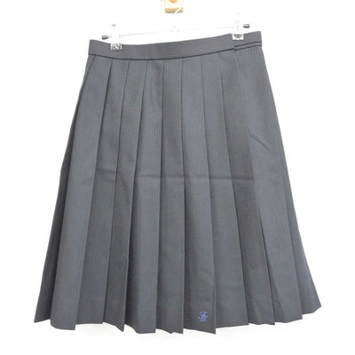 【中古】千葉県 船橋啓明高等学校 女子制服 2点 (ニットベスト・スカート) sf045492