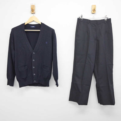 【中古】千葉県 船橋啓明高等学校 女子制服 2点 (ニット・ズボン) sf045493