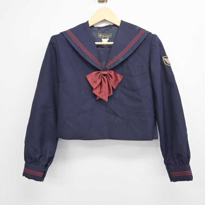 【中古】神奈川県 横浜隼人高等学校 女子制服 3点 (セーラー服・スカート) sf045494