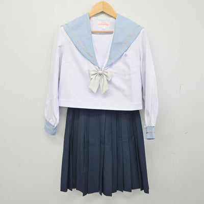 【中古】愛知県 西春高等学校 女子制服 3点 (セーラー服・スカート) sf045499