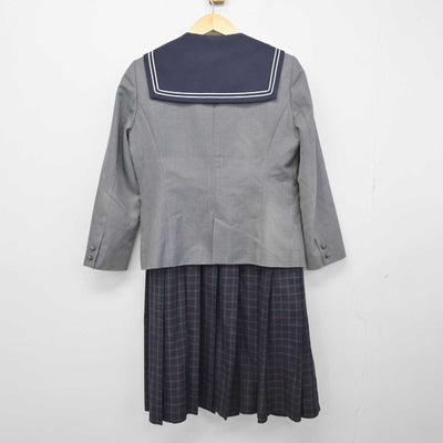 【中古】福岡県 精華女子高等学校 女子制服 2点 (ブレザー・ジャンパースカート) sf045505