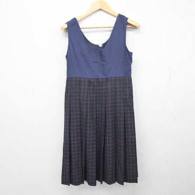 【中古】福岡県 精華女子高等学校 女子制服 2点 (ブレザー・ジャンパースカート) sf045505