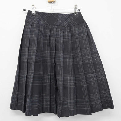 【中古】愛媛県 聖カタリナ学園高等学校 女子制服 3点 (シャツ・ニットベスト・スカート) sf045522