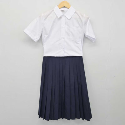 【中古】埼玉県 越谷市立光陽中学校 女子制服 2点 (シャツ・スカート) sf045532