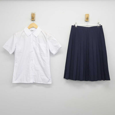 【中古】埼玉県 越谷市立光陽中学校 女子制服 2点 (シャツ・スカート) sf045532