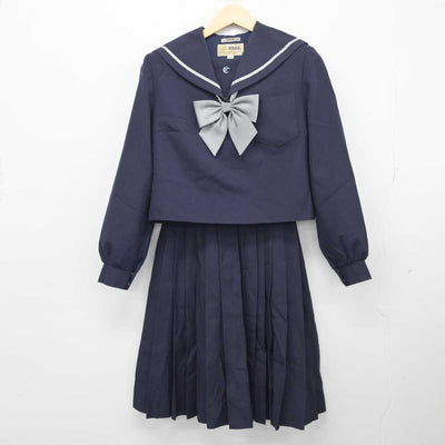 【中古】愛知県 知立高等学校 女子制服 3点 (セーラー服・スカート) sf045534