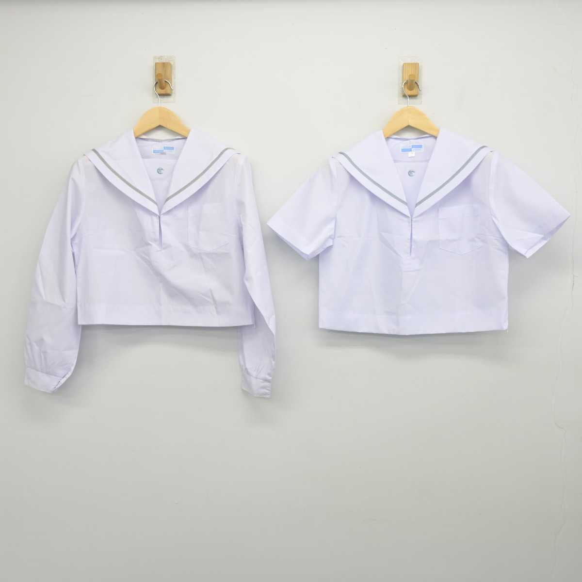 【中古】愛知県 知立高等学校 女子制服 2点 (セーラー服) sf045535