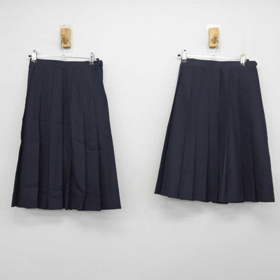 【中古】群馬県 高崎市立高南中学校 女子制服 5点 (ブレザー・ベスト・スカート・スカート) sf045556