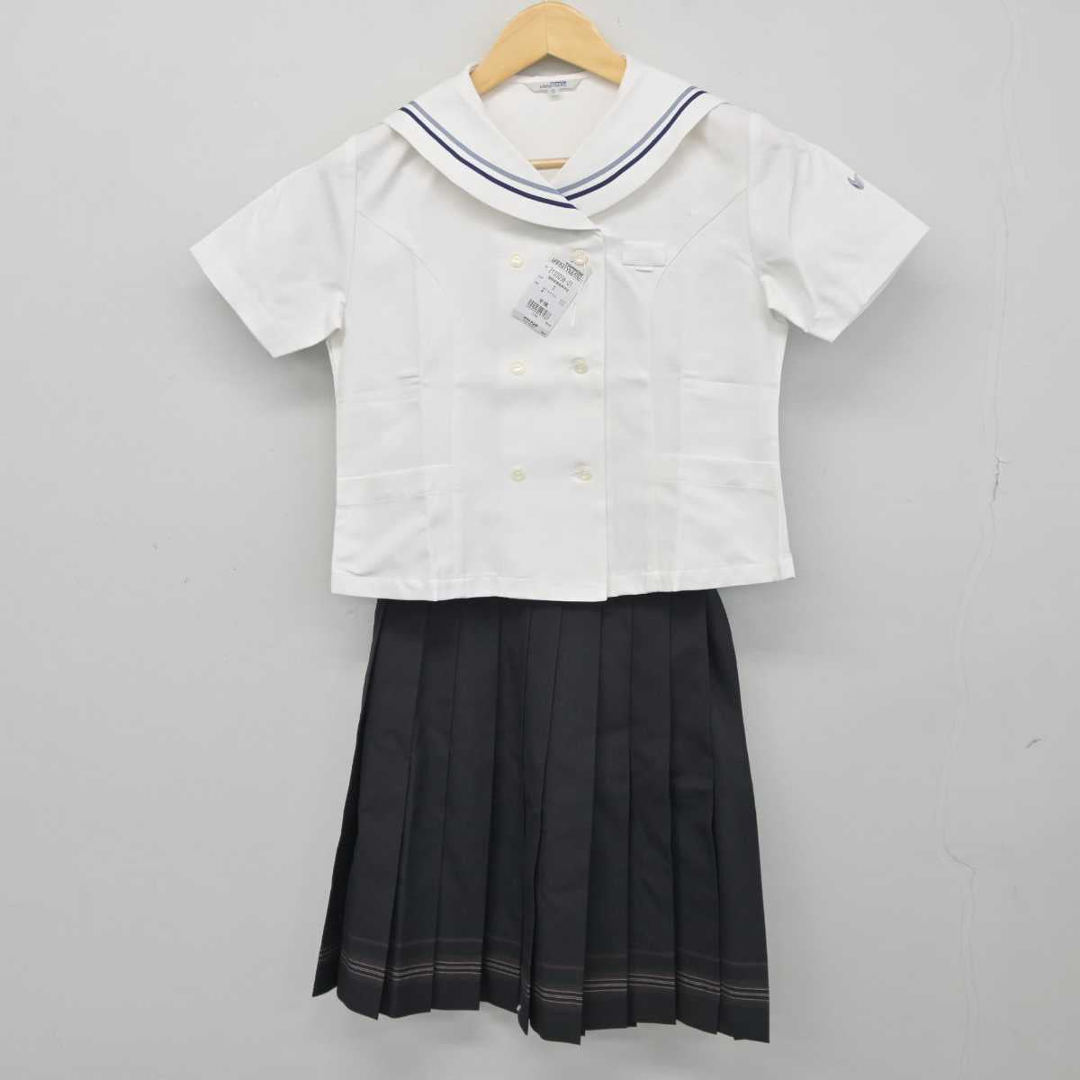 【中古】福岡県 福岡常葉高等学校 女子制服 3点 (シャツ・スカート) sf045561