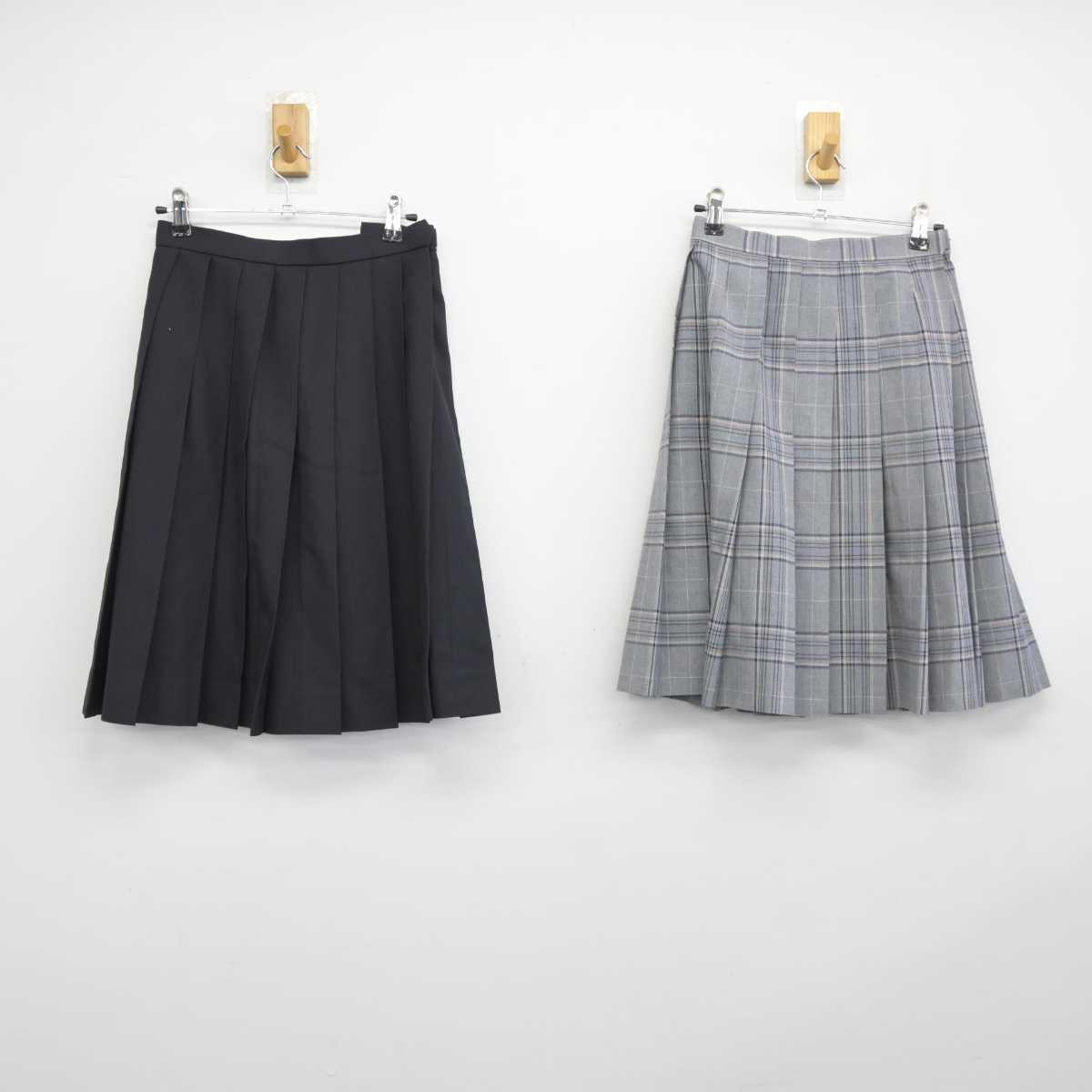 【中古】埼玉県 埼玉栄高等学校 女子制服 5点 (ブレザー・スカート・スカート) sf045579