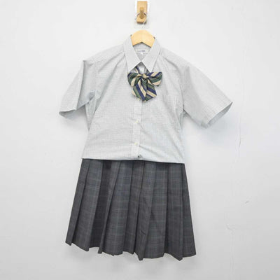 【中古】茨城県 土浦工業高等学校 女子制服 4点 (シャツ・シャツ・スカート) sf045594