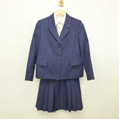 【中古】京都府 京都女子高等学校 女子制服 3点 (ブレザー・シャツ・スカート) sf045604