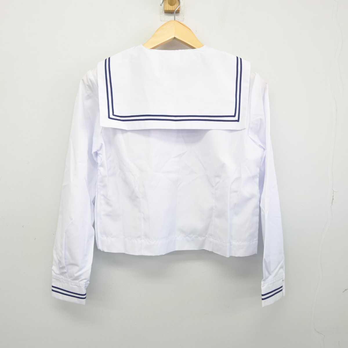 【中古】 学校名不明 女子制服 3点 (セーラー服・スカート) sf045610