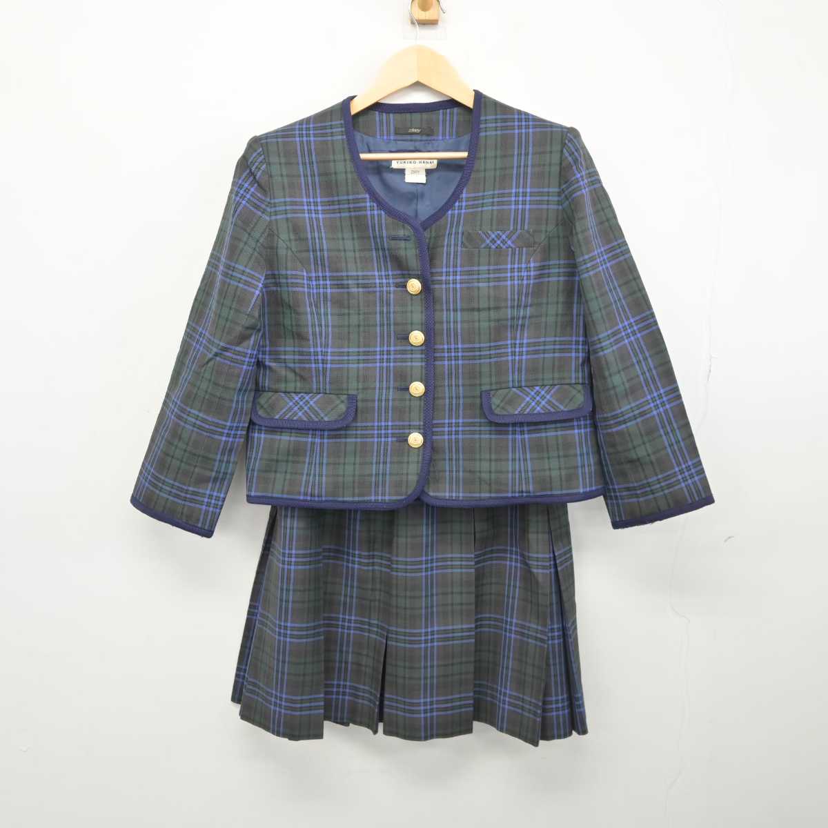 【中古】秋田県 大館桂高等学校/旧制服 女子制服 3点 (ブレザー・ベスト・スカート) sf045623