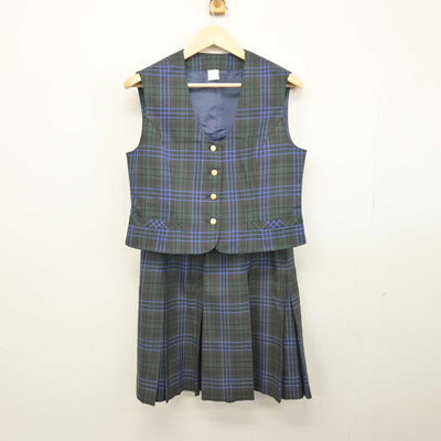 【中古】秋田県 大館桂高等学校/旧制服 女子制服 3点 (ブレザー・ベスト・スカート) sf045623